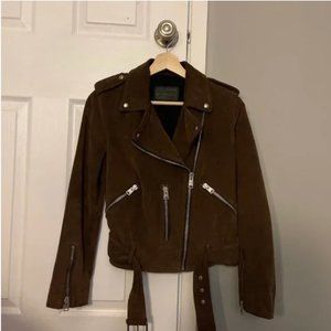 All Saints Leather Moto Jacket